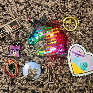 Keychain Pin Patch Bundle